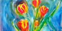 Tulips - Acrylic, 2007