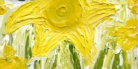 Yellow Flowers - Acrylic, 2009