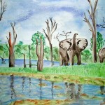 Okavango - Watercolour, 2006