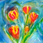 Tulips - Acrylic, 2007