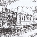 Locomotive, Yorkshire, UK - Ink, 2014